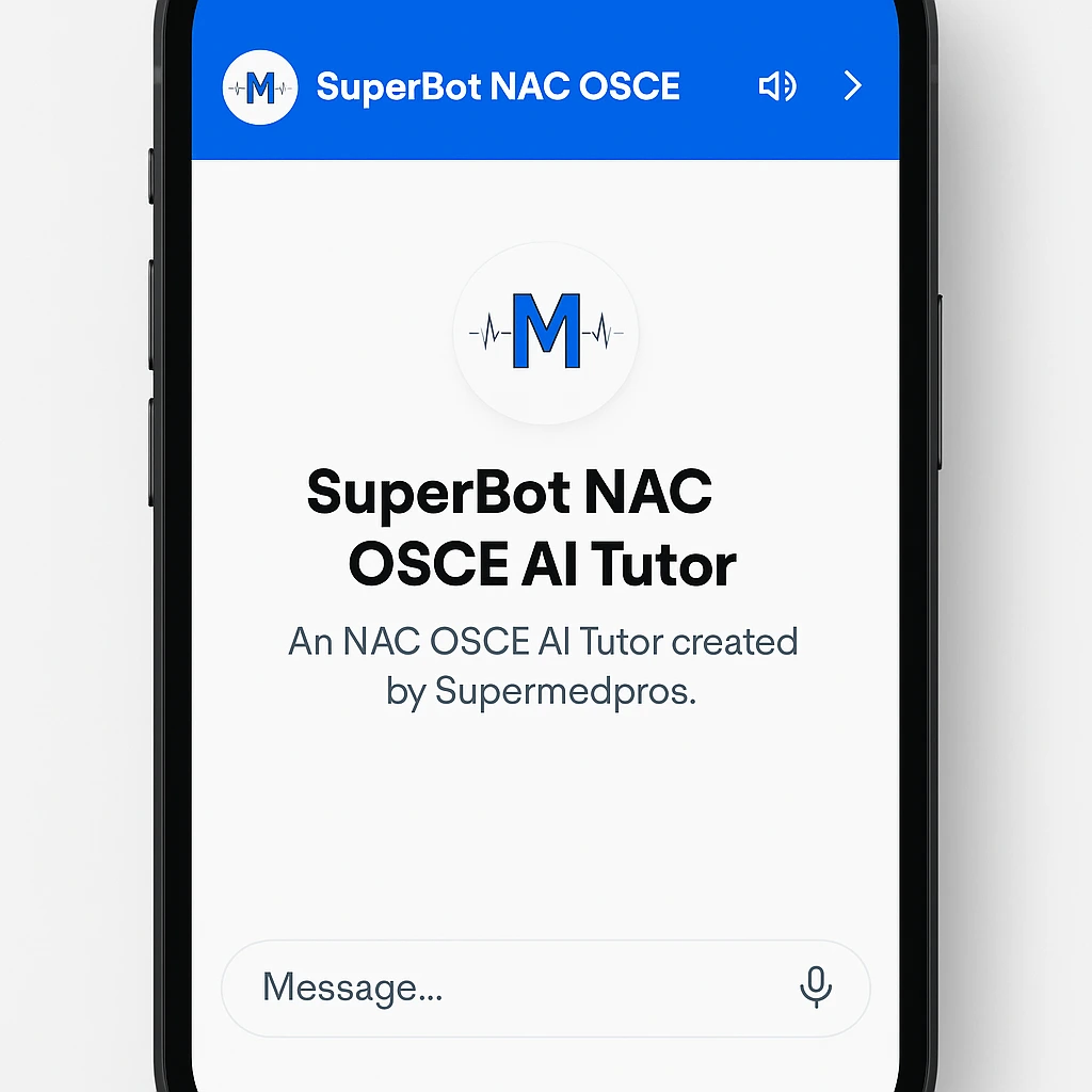 supermedpros NAC OSCE AI tutor