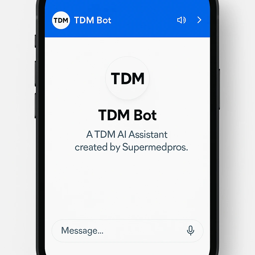 TDM AI assistant by supermedpros